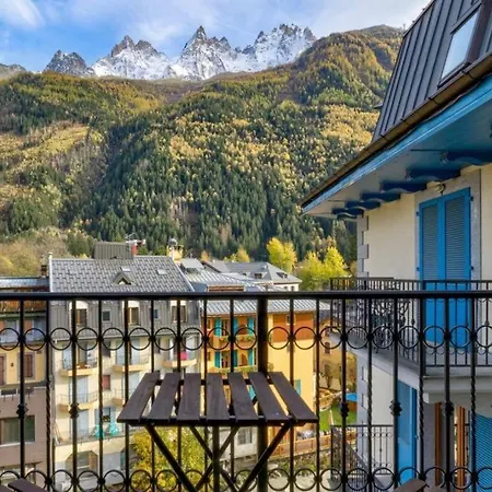 Apartment Centre, « lucille »,balcon, Vue Imprenable Et Parking Chamonix
