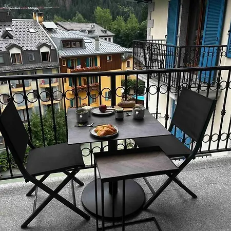 Centre, « lucille »,balcon, Vue Imprenable Et Parking Σαμονί