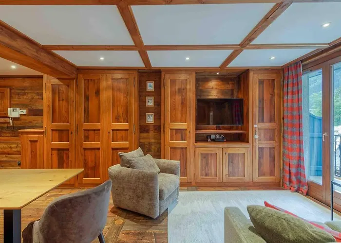 Centre, « lucille »,balcon, Vue Imprenable Et Parking * Шамоні